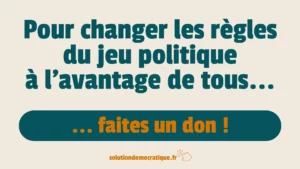 faire un don parti solution democratique