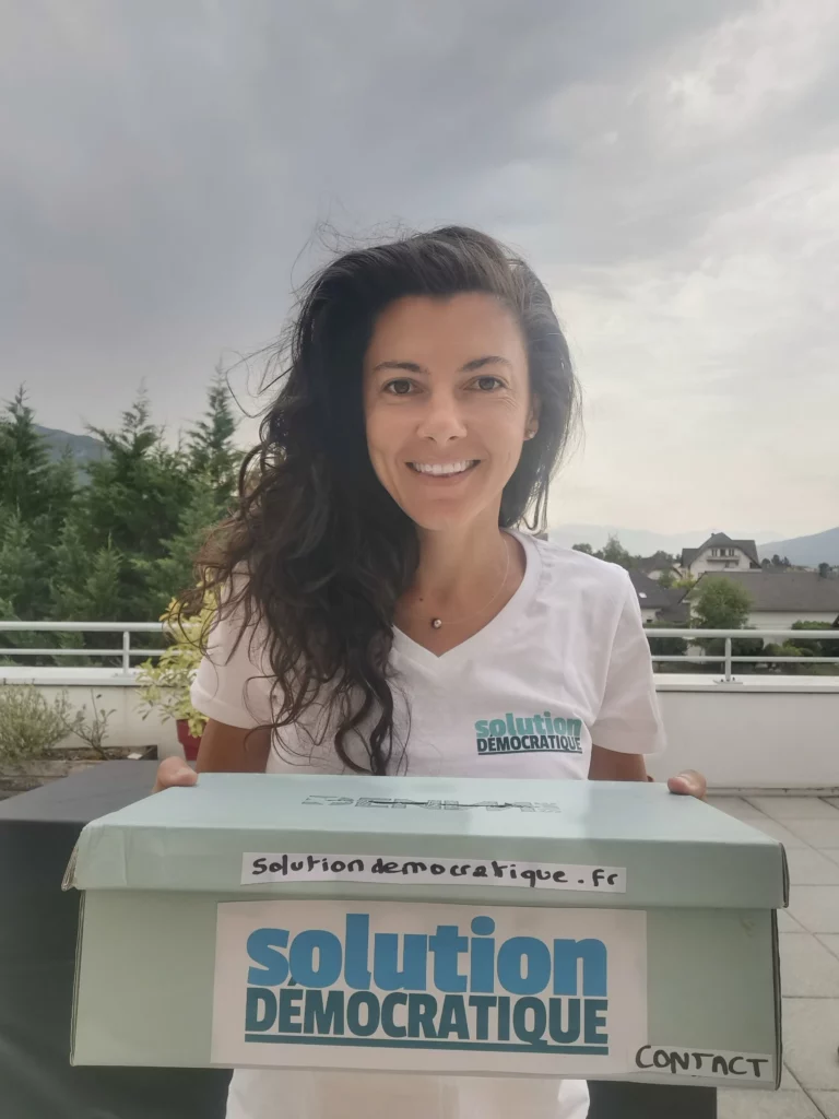 L'urne qui recueillera les votes des Jaujacquois et jaujacquoises ! Solution Démocratique