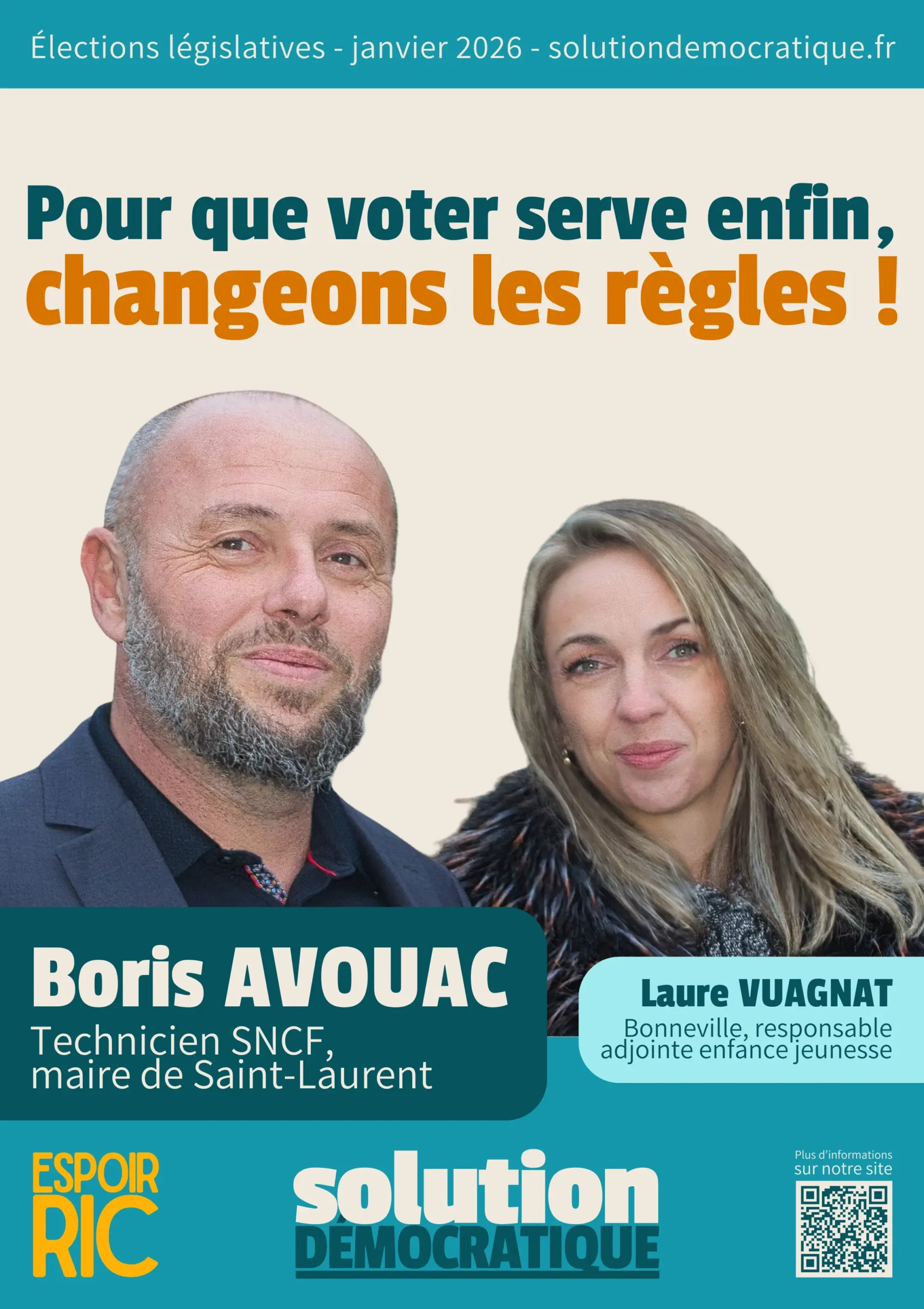 affiche boris avouac laure vuagnat solution démocratique 2026