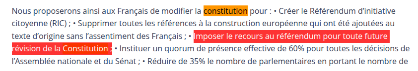 référendum obligatoire asselineau 2022