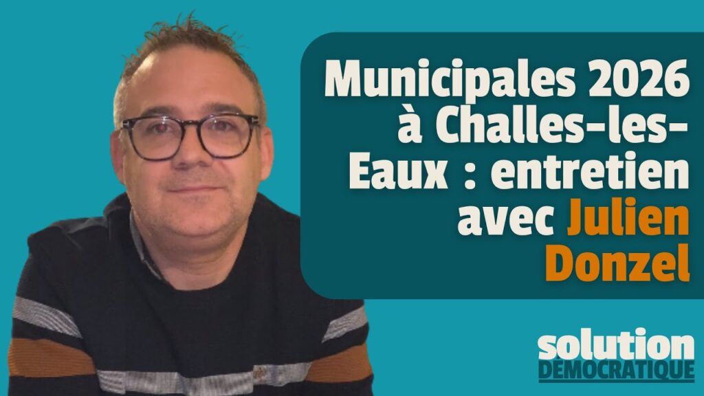 julien donzel challes les eaux muncipales