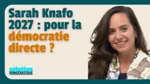 sarah knafo programme présidentiel